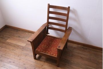 中古　Stickley(スティックレー、スティックレイ)　モリス　リクライナー　アームチェア(1Pソファ、リクライニングチェア)(定価約70万円)