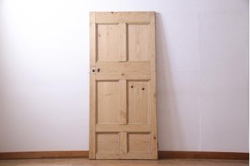 フランスアンティーク　素朴な風合いが味わいのある木製ドア(ディスプレイ、扉)