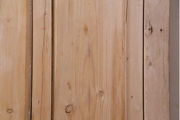 フランスアンティーク　素朴で温かな風合いの枠付き木製ドア(ディスプレイ、扉)