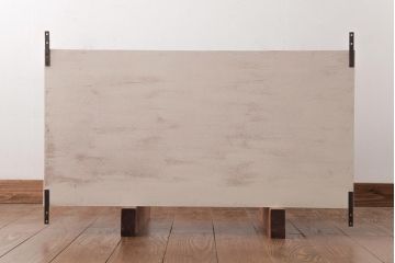 ラフジュ工房オリジナル　建具リメイク　温かなペイントカラーが素敵な壁掛け戸棚(ウォールラック)