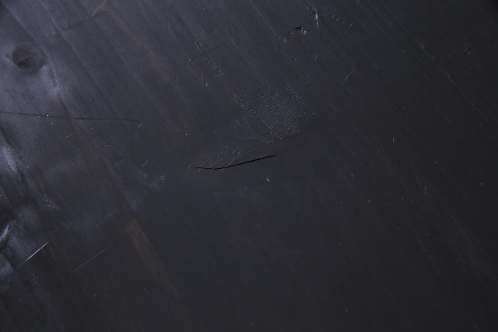 アンティーク家具　古民具・骨董　からくり付き　漆塗り　マットな風合いが味のある大川箪笥(サイドボード)