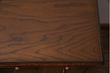 中古　三越家具　Brugge(ブルージュ)　ぬくもりあふれる天然木材が心やすらぐパソコンデスク(片袖机)(定価約17万円)