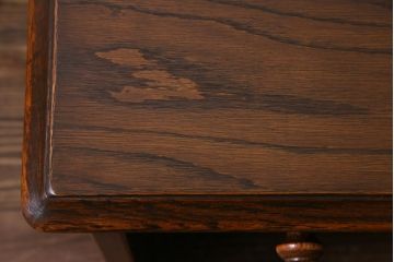 中古　三越家具　Brugge(ブルージュ)　ぬくもりあふれる天然木材が心やすらぐパソコンデスク(片袖机)(定価約17万円)