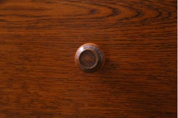 中古　三越家具　Brugge(ブルージュ)　ぬくもりあふれる天然木材が心やすらぐパソコンデスク(片袖机)(定価約17万円)