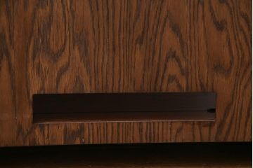 中古　三越家具　Brugge(ブルージュ)　ぬくもりあふれる天然木材が心やすらぐパソコンデスク(片袖机)(定価約17万円)