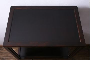 ビンテージ　松本民芸家具　#132型　格式高い雰囲気の朝鮮棚(飾り棚)(定価約42万円)