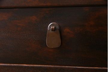 ビンテージ　松本民芸家具　#132型　格式高い雰囲気の朝鮮棚(飾り棚)(定価約42万円)