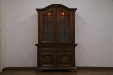 中古　輸入家具　MINTJENS社　クラシックなベルギー製の重ねキャビネット(飾り棚)(定価約48万円)