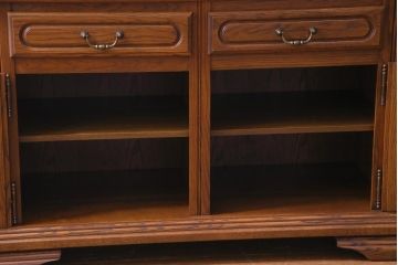 中古　輸入家具　MINTJENS社　クラシックなベルギー製の重ねキャビネット(飾り棚)(定価約48万円)