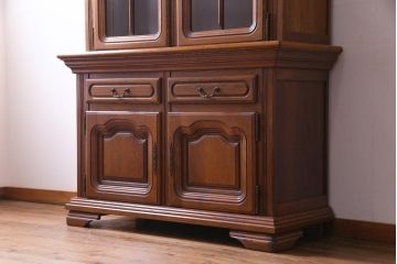 中古　輸入家具　MINTJENS社　クラシックなベルギー製の重ねキャビネット(飾り棚)(定価約48万円)