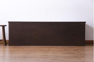 ラフジュ工房オリジナル　かくし付き!　箪笥の引き出しをリメイクした味のあるローボード(収納棚)