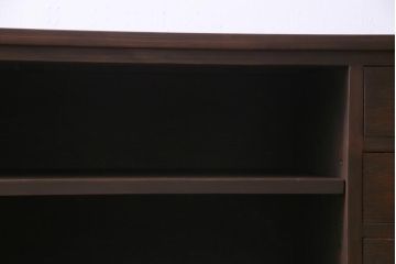 ラフジュ工房オリジナル　かくし付き!　箪笥の引き出しをリメイクした味のあるローボード(収納棚)