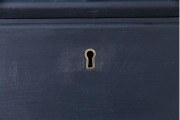アンティーク家具　アンティーク　ステンドグラスと猫脚が素敵なペイントライティングビューロー(ビューローブックケース、ワークデスク、在宅ワーク、在宅用)