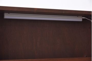 ラフジュ工房オリジナル　古建具リメイク　片面ガラス　富士が素敵な組子欄間の壁付け照明(ウォールランプ)