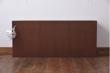 ラフジュ工房オリジナル　古建具リメイク　片面ガラス　富士が素敵な組子欄間の壁付け照明(ウォールランプ)