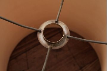 北欧ビンテージ　デンマーク　Desiree(デジレ)窯　シックな色合いのセラミック製テーブルランプ(卓上照明、スタンドライト)