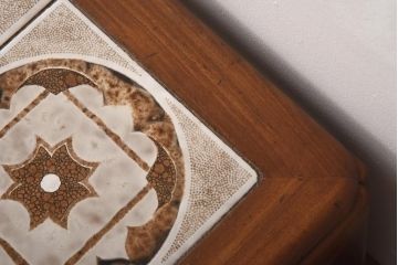 ヴィンテージ家具　北欧ビンテージ　G-PLAN(ジープラン)　チーク材　温もり溢れるタイルトップのコーヒーテーブル(センターテーブル)