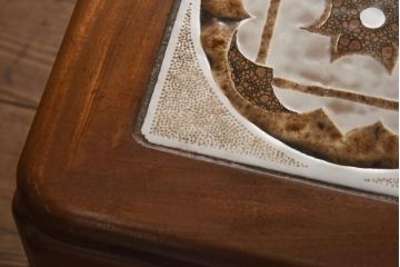 ヴィンテージ家具　北欧ビンテージ　G-PLAN(ジープラン)　チーク材　温もり溢れるタイルトップのコーヒーテーブル(センターテーブル)
