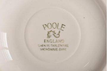 イギリスビンテージ　Poole Pottery(プール・ポタリー)　コンパクトシリーズ　カップ&ソーサー3客セット(1)