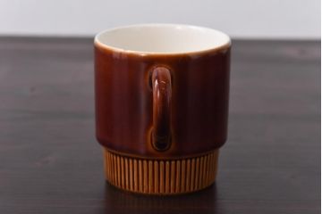 イギリスビンテージ　Poole Pottery(プール・ポタリー)　コンパクトシリーズ　カップ&ソーサー3客セット(2)