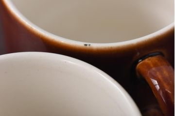 イギリスビンテージ　Poole Pottery(プール・ポタリー)　コンパクトシリーズ　カップ&ソーサー3客セット(2)
