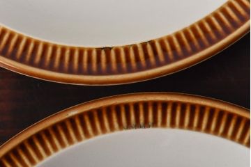 イギリスビンテージ　Poole Pottery(プール・ポタリー)　コンパクトシリーズ　カップ&ソーサー3客セット(2)