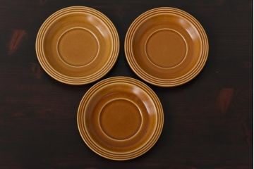 イギリスビンテージ　HORNSEA(ホーンジー)　Saffron(サフラン)　レトロでかわいらしいトリオ3客セット