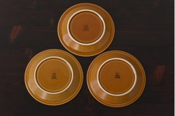 イギリスビンテージ　HORNSEA(ホーンジー)　Saffron(サフラン)　レトロでかわいらしいトリオ3客セット