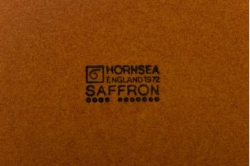 イギリスビンテージ　HORNSEA(ホーンジー)　Saffron(サフラン)　レトロでかわいらしいトリオ3客セット