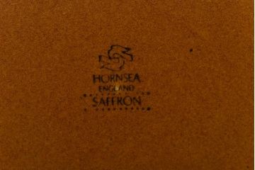 イギリスビンテージ　HORNSEA(ホーンジー)　Saffron(サフラン)　レトロでかわいらしいトリオ3客セット