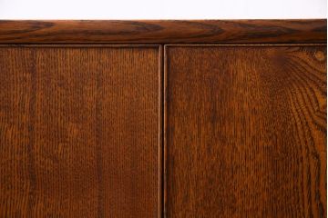 中古　福井木工所　福健　黄肌家具　匠　拭き漆仕上げ　五尺巾サイドボード(リビングボード)(定価約36.7万円)