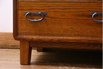 中古　福井木工所　福健　黄肌家具　匠　拭き漆仕上げ　五尺巾サイドボード(リビングボード)(定価約36.7万円)