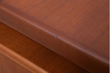 ヴィンテージ家具　北欧ビンテージ　G-PLAN(ジープラン)　デザイン性の高い個性的な両袖デスク(サイドボード)