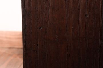 アンティーク家具　古民具・骨董　明治期　桐材製　渋い貫録のある佇まいの帳場箪笥(引き出し、桐箪笥、桐たんす)