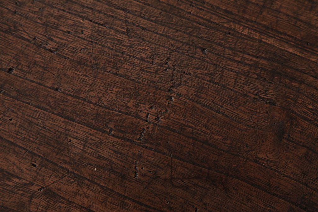 アンティーク家具　古民具・骨董　明治期　桐材製　渋い貫録のある佇まいの帳場箪笥(引き出し、桐箪笥、桐たんす)