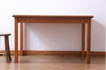 ヴィンテージ家具　北欧ビンテージ　デンマーク　ナチュラルな雰囲気のエクステンションテーブル(ドローリーフテーブル、ダイニングテーブル)