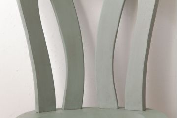 中古輸入家具　オランダ製　優しげなアースカラーが素敵なダイニングチェア(椅子)