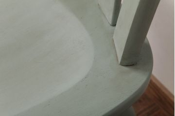 中古輸入家具　オランダ製　優しげなアースカラーが素敵なダイニングチェア(椅子)