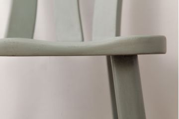 中古輸入家具　オランダ製　優しげなアースカラーが素敵なダイニングチェア(椅子)