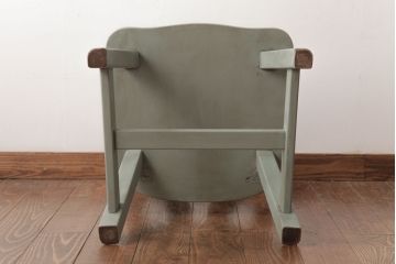 中古輸入家具　オランダ製　優しげなアースカラーが素敵なダイニングチェア(椅子)