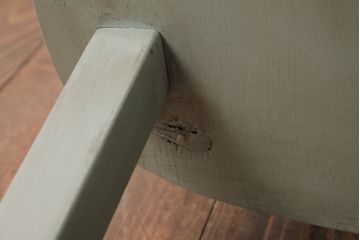 中古輸入家具　オランダ製　優しげなアースカラーが素敵なダイニングチェア(椅子)