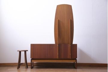 ヴィンテージ家具　イギリスビンテージ　G-PLAN(ジープラン)　Quadrille(クヮドリール)　チーク材　ぬくもりあふれる北欧スタイルのドレッサー(鏡台、姿見、チェスト)