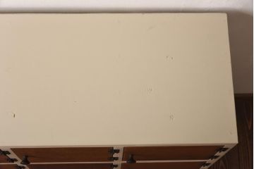 ラフジュ工房オリジナル　3×3マス　ペイント　可愛らしいカラーの扉付きマス目棚・右開き(収納棚、ロッカー)