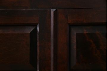 中古　松本民芸家具　使いやすい大きさが魅力的な食器棚(収納棚)(1)