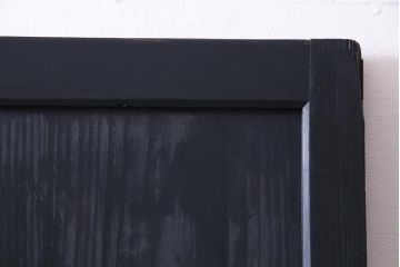 和製アンティーク　ラフジュ工房オリジナルステンドグラス　古建具リメイク　大正浪漫な雰囲気漂う板戸2枚セット(建具、引き戸)