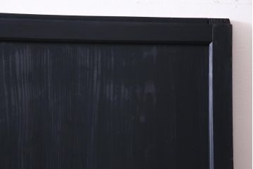 和製アンティーク　ラフジュ工房オリジナルステンドグラス　古建具リメイク　大正浪漫な雰囲気漂う板戸2枚セット(建具、引き戸)