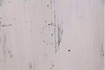 和製アンティーク　ラフジュ工房オリジナルステンドグラス　古建具リメイク　ステンドグラスを組合せたシャビーなペイント板戸1枚(引き戸、建具)