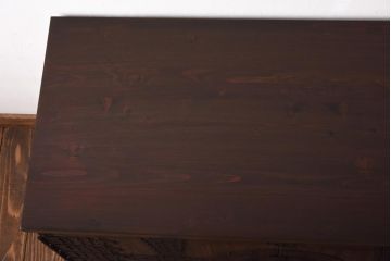 アンティーク家具　和製アンティーク　総桐材　無骨な金具が貫録を感じさせる観音開き戸のリメイクテレビボード(箪笥ローボード、リビングボード、桐箪笥、桐たんす)