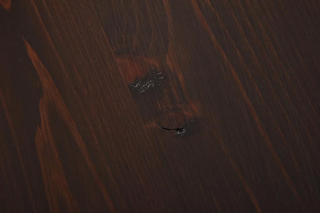 アンティーク家具　和製アンティーク　ヒノキ・桐材　無骨な金具が貫録を感じさせる観音開き戸のリメイクテレビボード(箪笥ローボード、リビングボード、桐箪笥、桐たんす)(1)