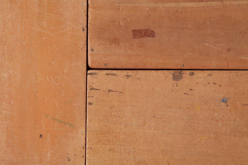 アンティーク雑貨　昭和レトロ　懐かしさ感じる大きな積み木セット【マルチ/14ヶ組】(飾り台、花台、ディスプレイ雑貨)